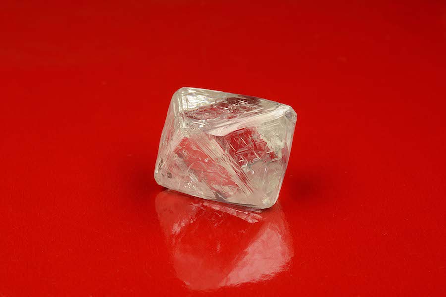 108.34 carat rough diamond