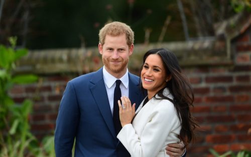 Meghan Markle shows off her wedding ring with Prince Harry