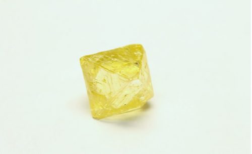 48 carat rough yellow diamond