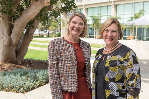 AGS CEO Katherine Bodoh and GIA president and CEO Susan Jacques