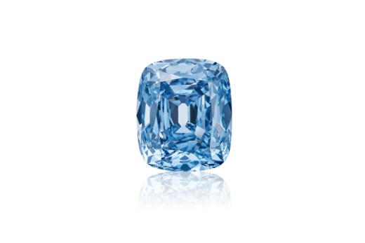 5.53 carat De Beers blue diamond