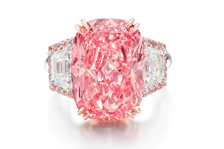 The 11.15-carat Williamson Pink Star diamond 