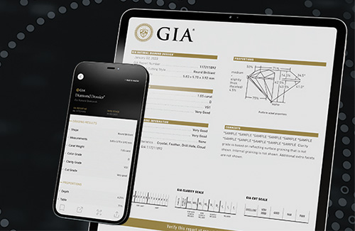 Digital GIA Diamond Dossier