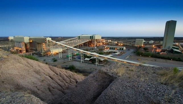 Diamond mine, in Botswana