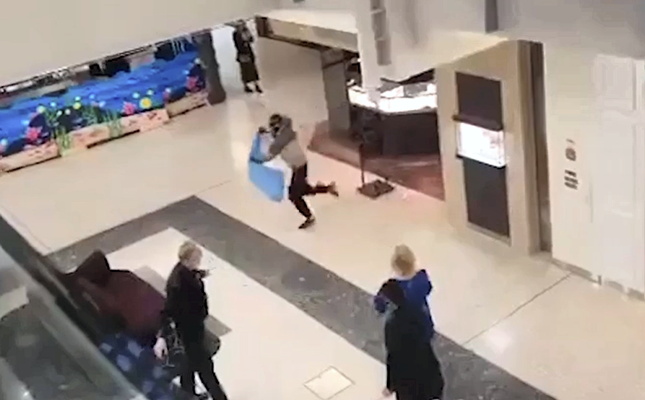 Mall Floor “Strewn with Diamonds” after Raid