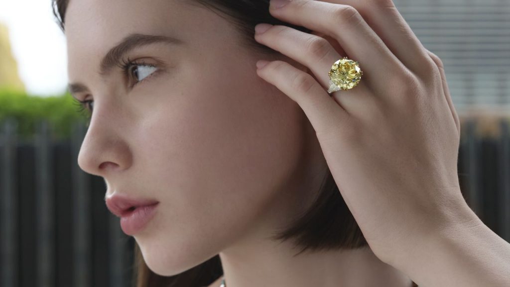 16ct. Yellow Diamond Takes Center Stage at Phillips