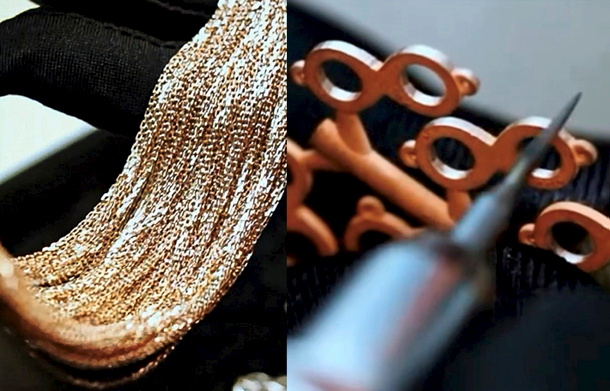 World's Longest Diamond-Stud Necklace