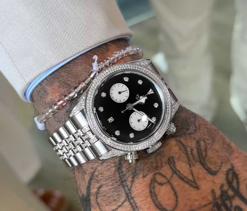 David Beckham's Unique Diamond-Set Tudor