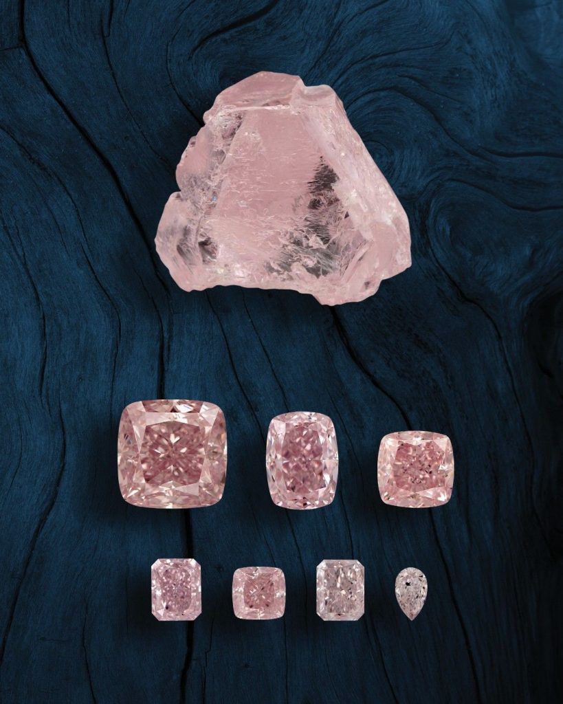 A Rare Suite of Pink Diamonds from Lesotho