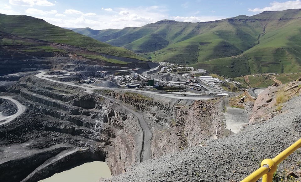 Lesotho’s diamond-mining heartland as the Storm Mountain Diamonds