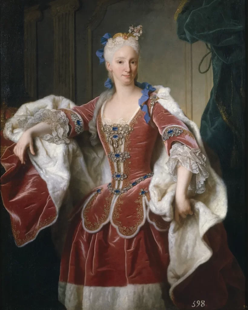 Elisabeth Farnese, Queen consort of Spain. In 1715, King Philip V of Spain