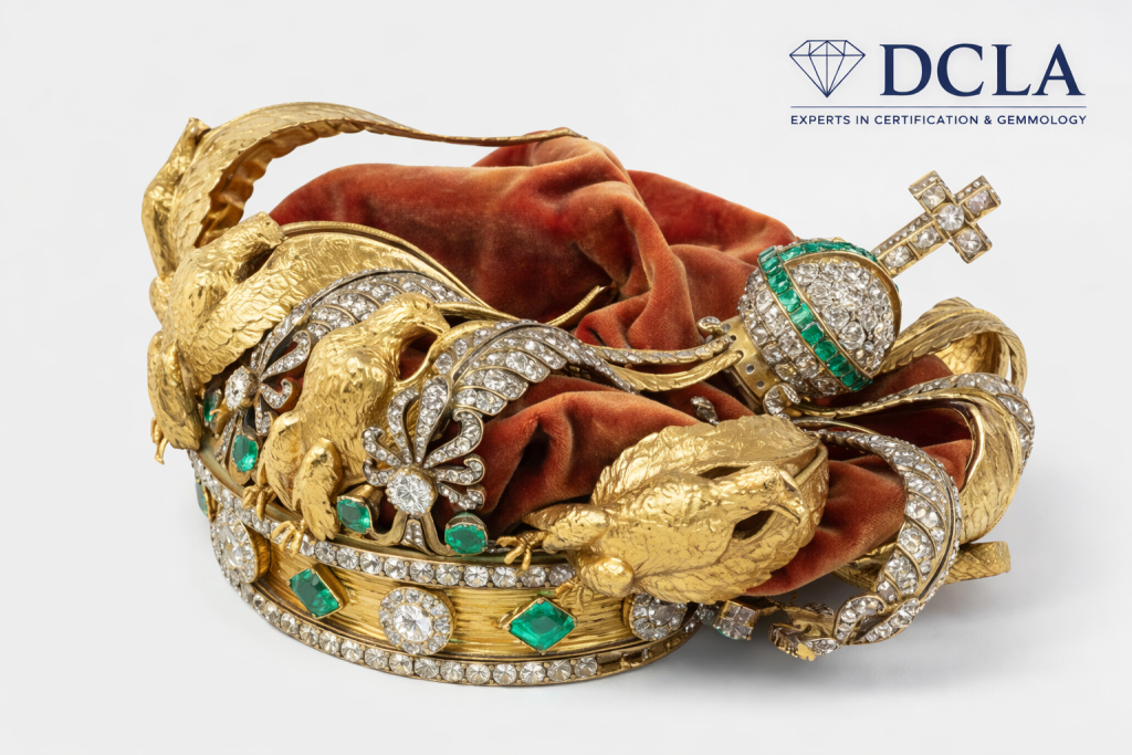 Empress Eugénie's crown with emeralds