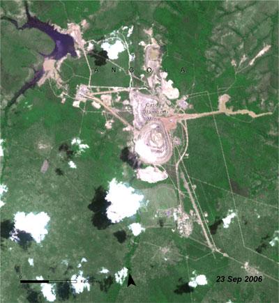 Angola diamond mine