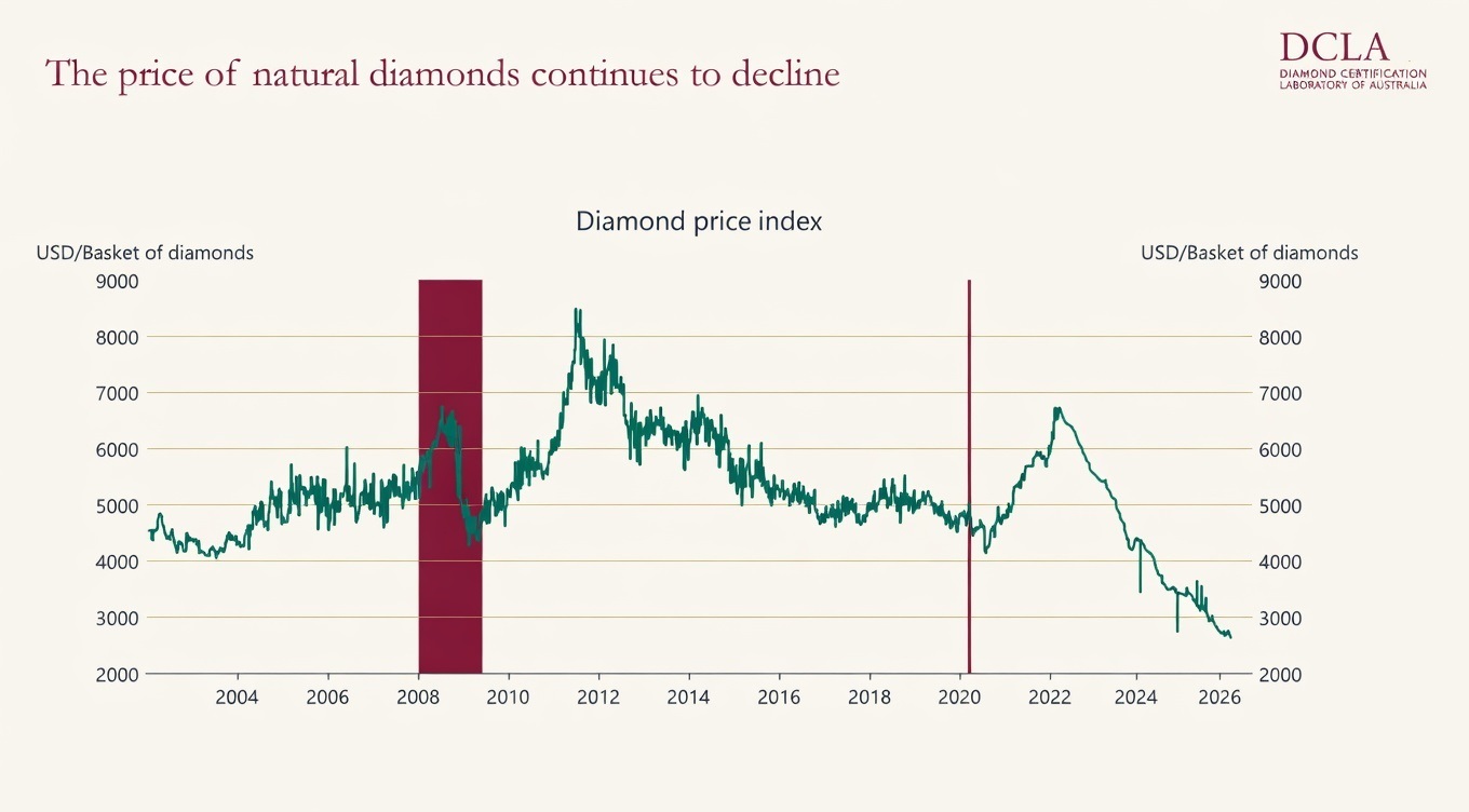 Diamond Prices Crash to Lowest Level This Century