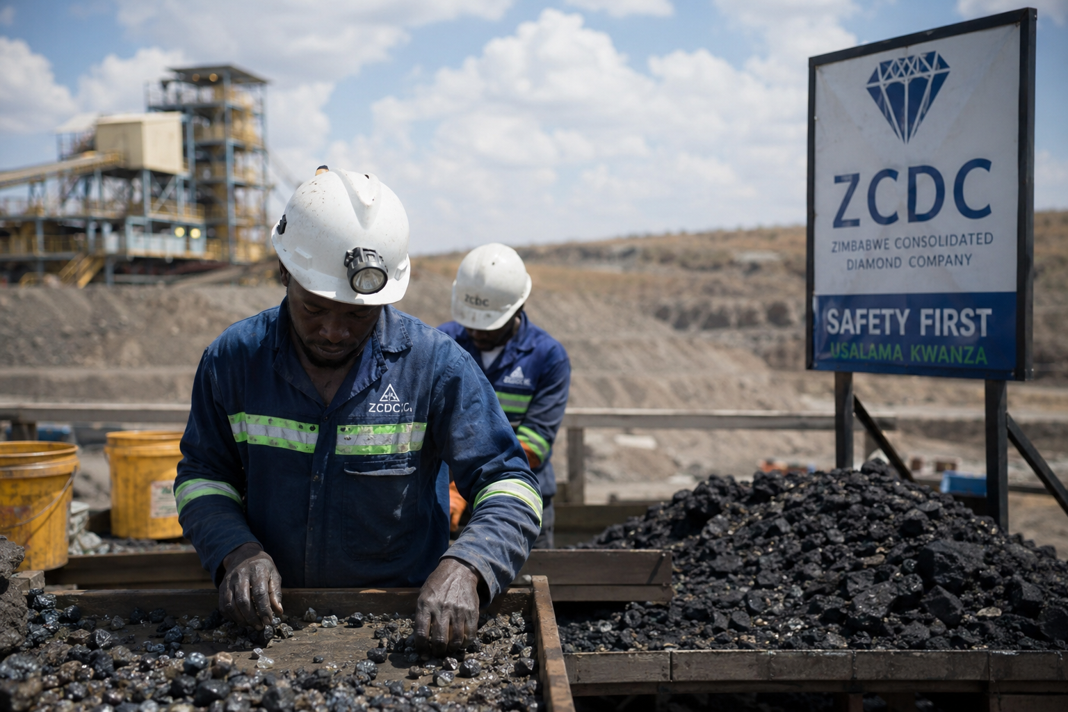 Zimbabwe is aiming to increase diamond production to 5 million carats