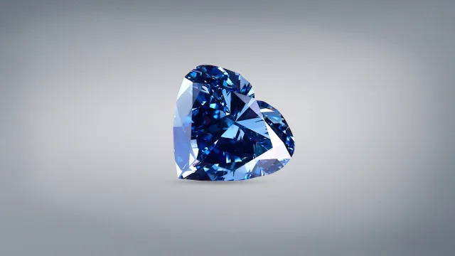 27.64 carat Fancy Vivid Blue heart shaped diamond Among the world’s most exceptional gemstones, few diamonds capture the imagination quite like the Heart of Eternity Diamond. A 27.64 carat Fancy Vivid Blue heart shaped diamond