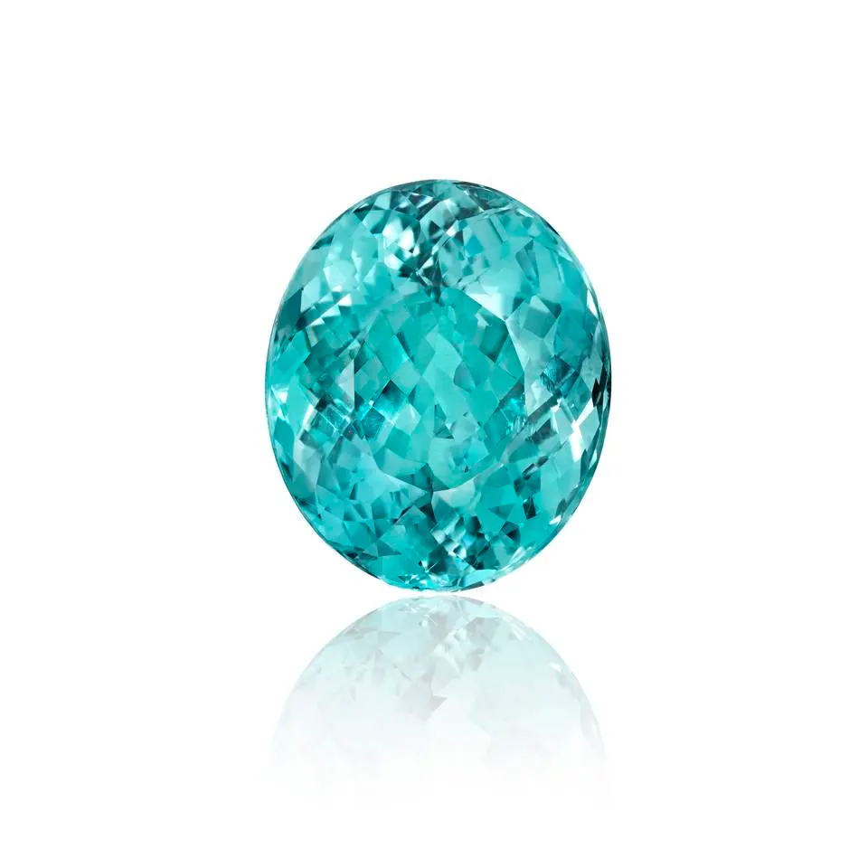 A Paraiba-type tourmaline 