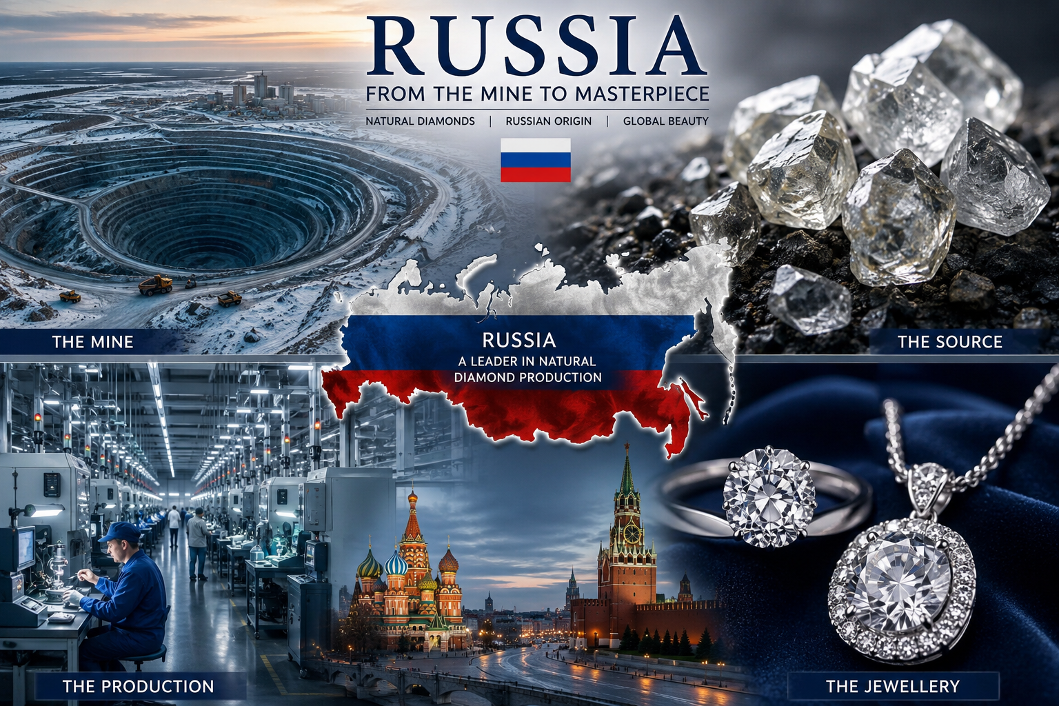 Russia Moves to Ban Lab Grown Diamond Terminology in Major Industry Shift