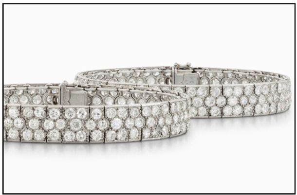 Art Deco Cartier jewelry that once belonged to 1920's "supermodel" Phyllis Frank