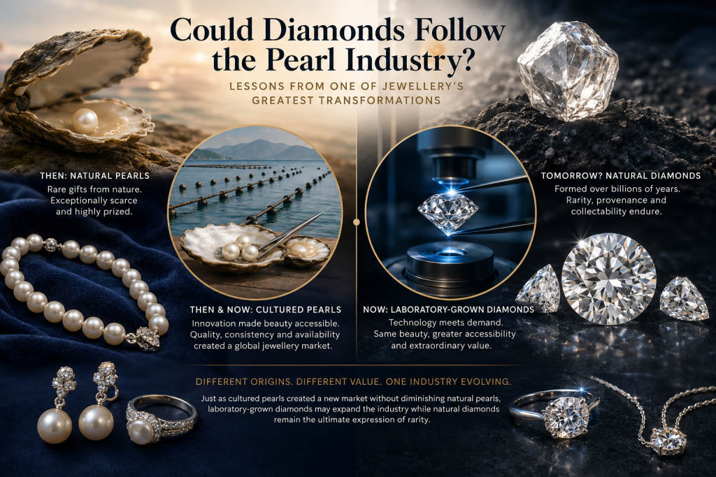 Could Diamonds Follow the Pearl Industrym, When Nature Could No Longer Meet Demand