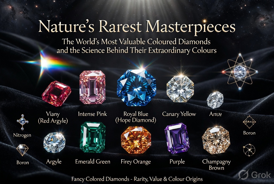 The World's Most Valuable Coloured Diamonds
