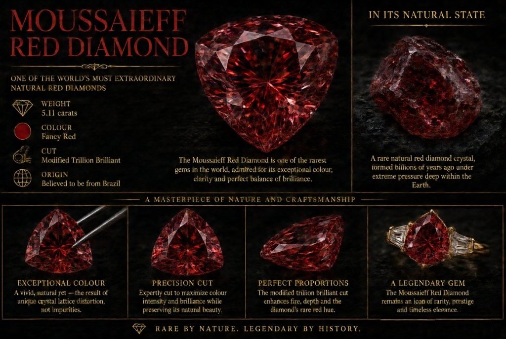 Red Diamonds: When Nature Creates the Impossible