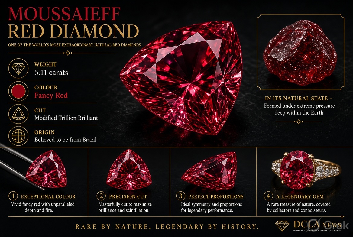 There are rare diamonds. And then there are red diamonds.