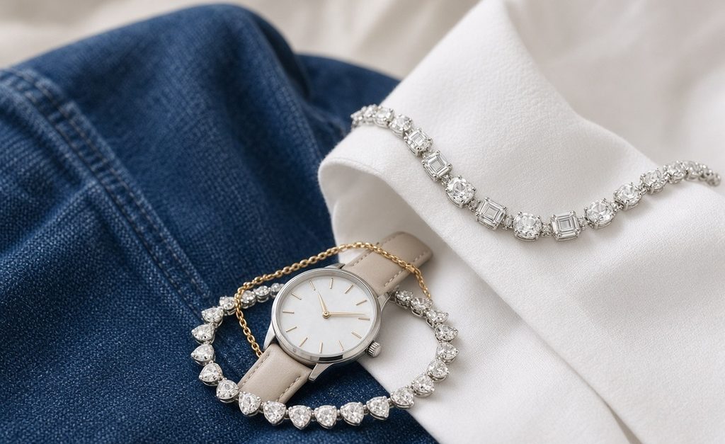 Diamond tennis bracelets, rivière necklaces, diamond studs and classic pendants have remained among the most recognisable and enduring pieces in fine jewellery. Their appeal is easy to understand: they are elegant, versatile and can be worn for almost any occasion.