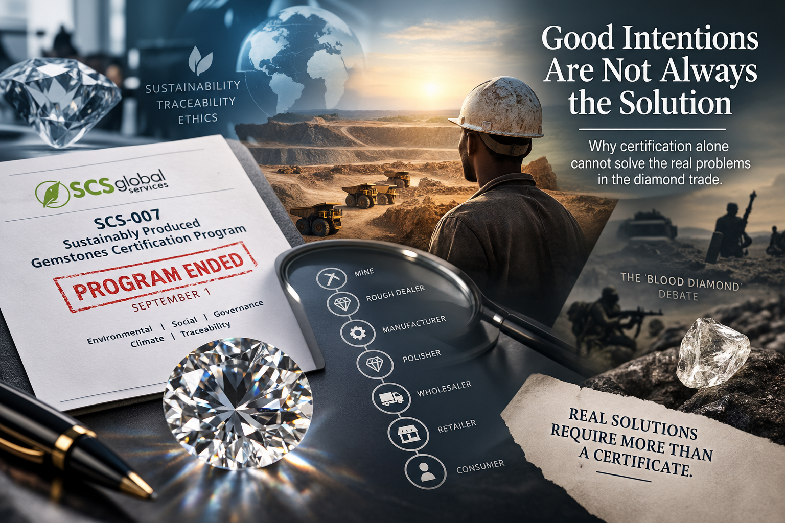 The lesson for the diamond industry