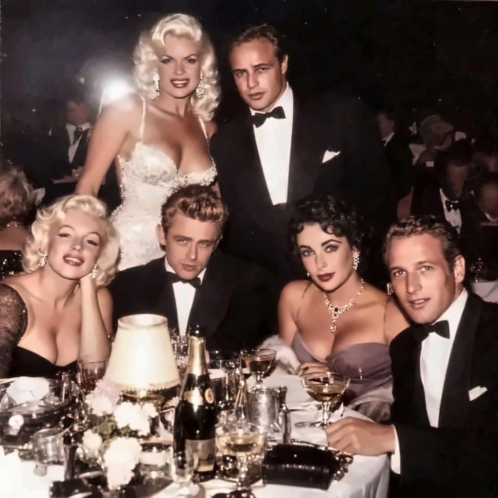 Marilyn MonroeJayne MansfieldMarlon BrandoJames DeanElizabeth TaylorPaul Newman