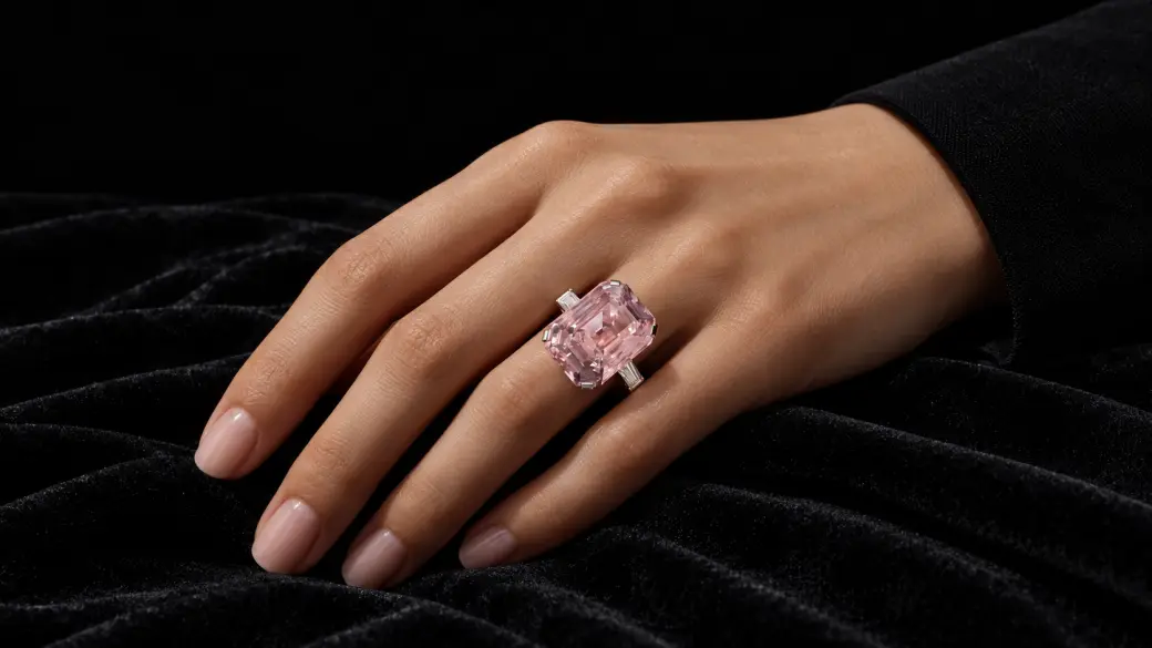 The Bulgari pink diamond ring