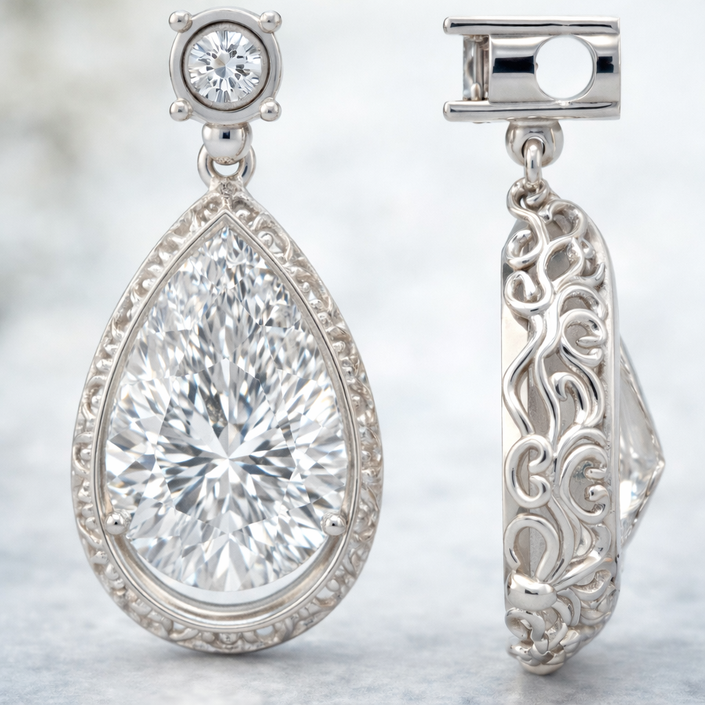 Design and craftsmanship, shaped around you
Once you have found the right diamond, the DCLA team helps bring the finished piece to life. Your expert guides you through settings, metals and design details, drawing on years of experience with both diamonds and gold. You can create a completely custom design, and see it come to life through 3D renders and CAD previews before it is made.
